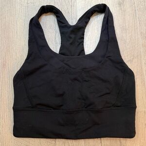 lululemon athletica Black Racerback Sports Bra